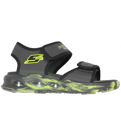 Skechers Sandale m. Hell - Light Sola - Anthrazit/Black