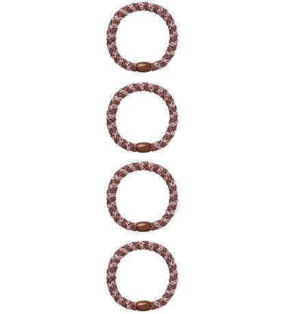 Name It Elastic Hair Bands - NkfAcc - 4-Pack - Purple Dove w. Gl