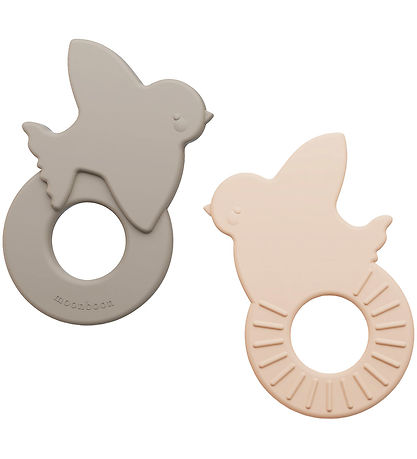 Moonboon Teether - 2-Pack - Rose Mix