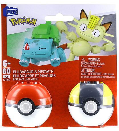 MEGA Pokémon - 60 Partar - Bulbasaur & Meowth