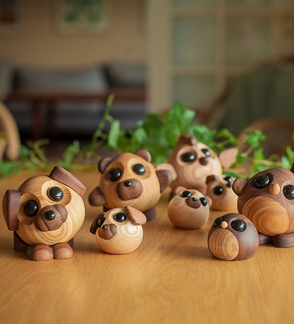 Fablewood Pick-Me-Up Dog - Buddy - 8 cm - Natural