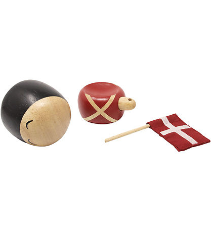 Fablewood Garder - Henrik - 9 cm - Natural/Red/Black