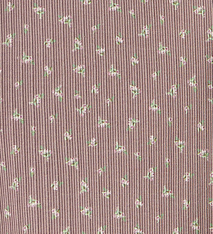 Name It Stuttermabolur - Rib - NmdHoise - Purple Dove M. Blóm