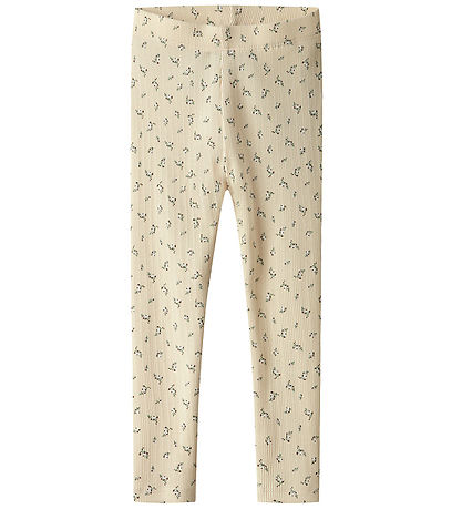Name It Leggings - Rib - NmfHoise - Sól Kiss M. Blóm