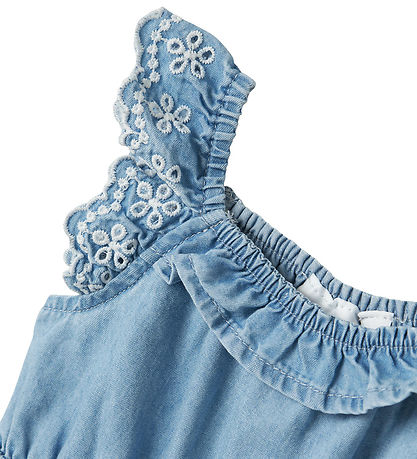 Name It Sommerstrampler - NbfHill - Hellblauer Denim