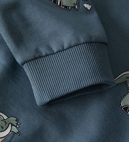 Name It Sweatshirt - NmmVermo - Blue Mirage/Dino Surf