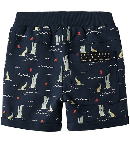 Name It Sweat Shorts - NmmVermo - Navy Blazer/Fish Alligator