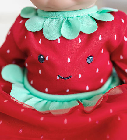 Tiny Treasures Dúkkuföt - Strawberry Cutie Útbúnaður