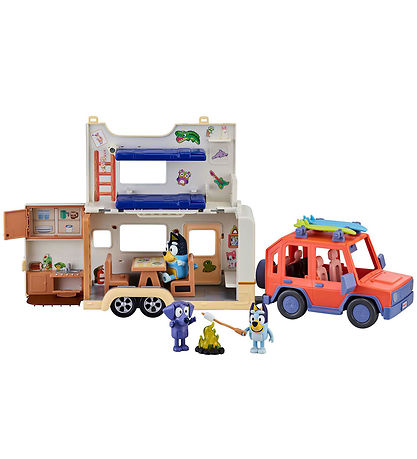 Bluey Play Set - 4WD and Caravan