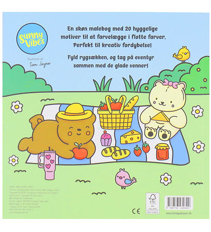 Forlaget Tukan Colouring Book - Cozy Time - Sunny Vibes: Happy S