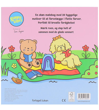 Forlaget Tukan Colouring Book - Cozy Time - Sunny Vibes: Rest & 