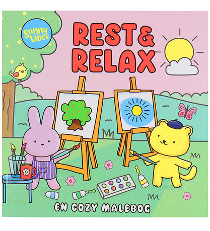Forlaget Tukan Colouring Book - Cozy Time - Sunny Vibes: Rest & 
