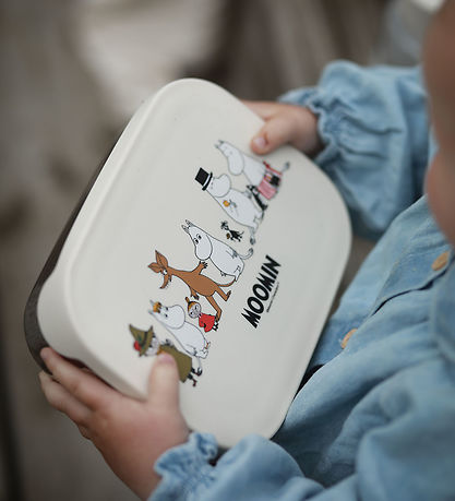Rätt Start Nestisbox - Mumi - Ryðfrítt stál/Sílikon - Drapplitað