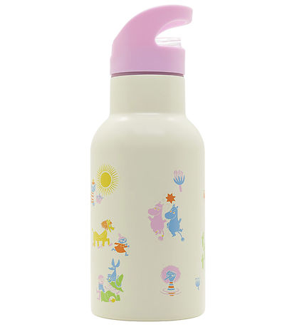 Rätt Start Hitabrúsi - Mumi - Ryðfrítt stál - 340 ml - Bleikt
