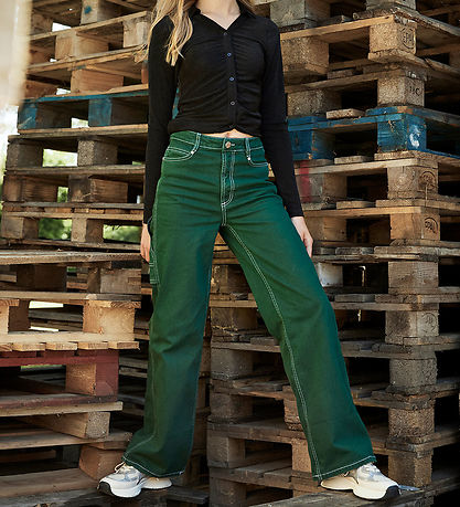 Hound Byxor - Worker Denim - Dark Olive