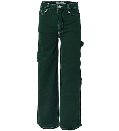 Hound Byxor - Worker Denim - Dark Olive