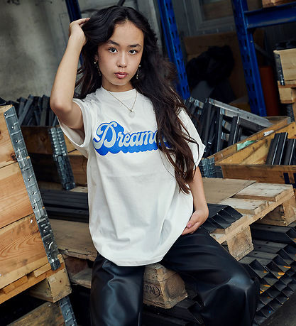 Hound Stuttermabolur - Oversized Tee s/s - Kóbalt Blue