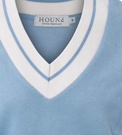 Hound Waistcoat - Tennis Waistcoat - Knitted - Light Blue