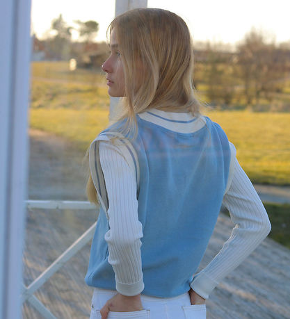 Hound Waistcoat - Tennis Waistcoat - Knitted - Light Blue
