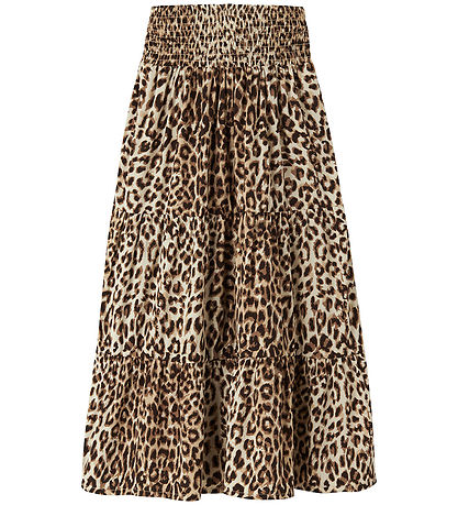 Jupe Name It - NkfVinaya - Noir/Leopard AOP