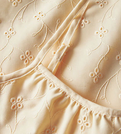 Name It Klänning - NkfVioleta - Smörkräm m. Broderi Anglaise