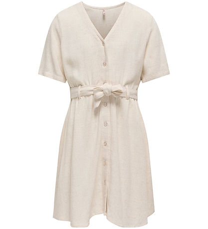 Kids Only Dress - Viscose/Linen - KogSiesta - Moonbeam