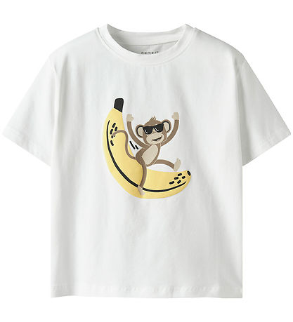 Name It T-shirt - NmmJax - Bright White w. Print