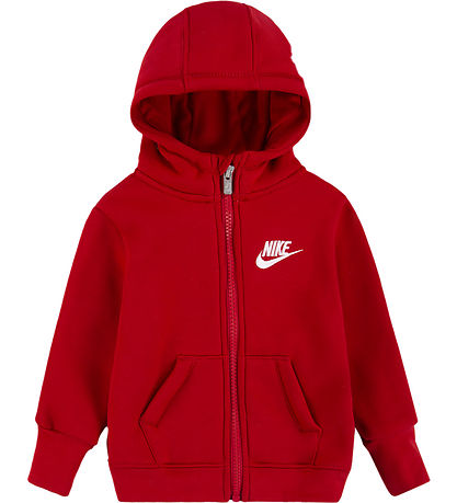 Nike Sweat Set - Cardigan/Sweatpants - Gym Red