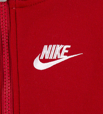 Nike Sweat Set - Cardigan/Sweatpants - Gym Red