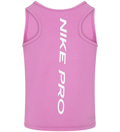 Nike Tanktop - Dri-Fit - Magic Flamingo w. Logo
