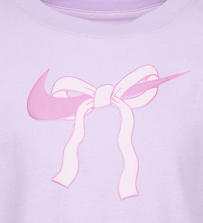 Nike Stuttermabolur - Swoosh borði - Doll