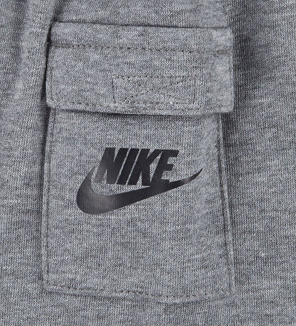 Nike Shorts Set - T-Shirt/Shorts - Carbon Heather