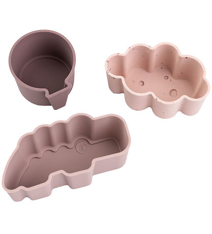 Done by Deer Silicone molds - 3-Pack - Happy Clouds - Powder