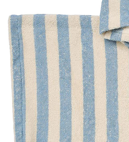 Wheat Badponcho - Liten - Frotté - Blue Simma Stripe