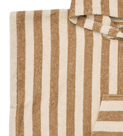 Wheat Badeponcho - Klein - Frottee - Cappuccino Stripe