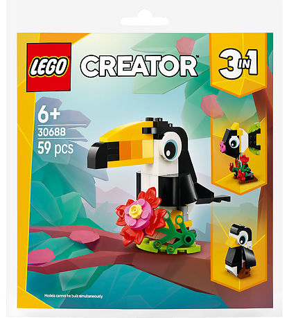 Gift - LEGO® Creator - Tropical Toucan - 59 Parts - 30688