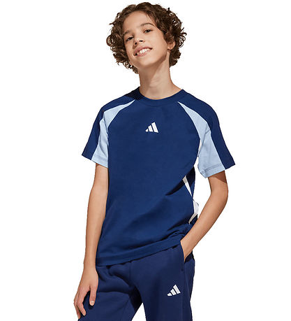 adidas Performance Stuttermabolur - J CB T - Blátt