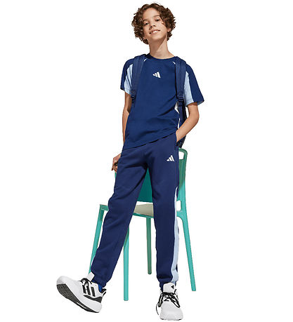 adidas Performance Stuttermabolur - J CB T - Blátt
