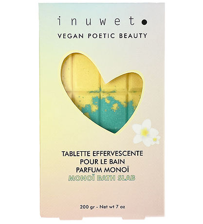 Inuwet Badtablett Fizz - 200g - Monoi