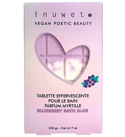 Inuwet Badtablett Fizz - 200 g - Blueberry