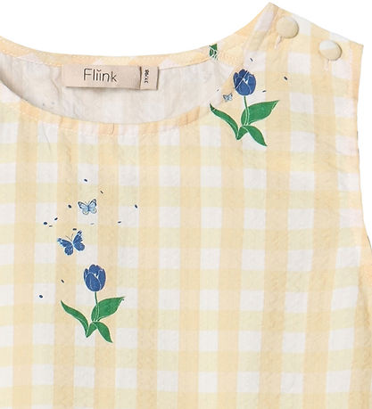 Fliink Topp - Agnes - Solljus Flower Aop