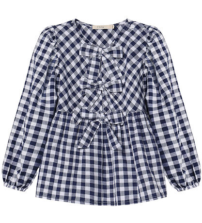 Fliink Blouse - Zorro - Insignia Sandshell Check