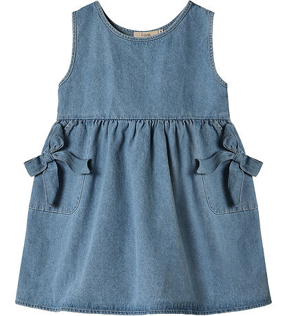 Flink Kjóll - Don - Light Blue Denim