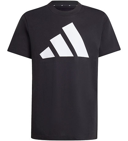 adidas Performance Stuttermabolur - J BL Tee 160 - Svart/Hvítur 