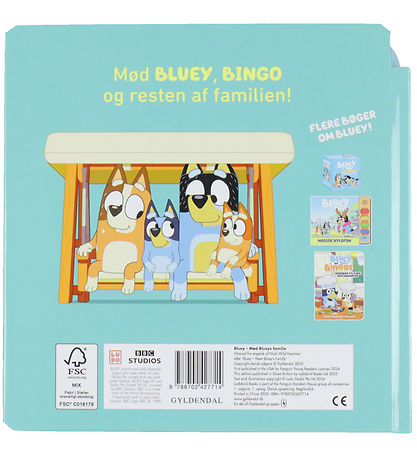 Livre Forlaget Gyldendal - Bluey - Rencontrez la famille de Blue