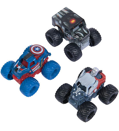 Monster Jam - 1:87 - Mini - Marvel - 3-Pack