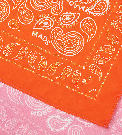 Mads Nørgaard Trefill - Soft Cotton Paisley - Bleikt/Appelsína