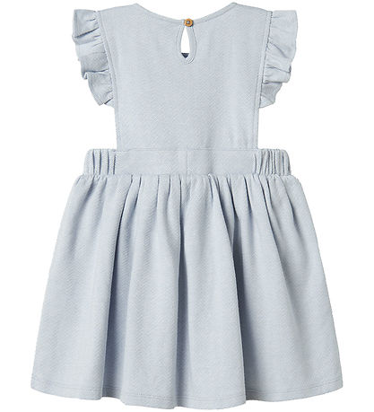 Lil' Atelier Kjóll - NmfHaddie - Zen Blue