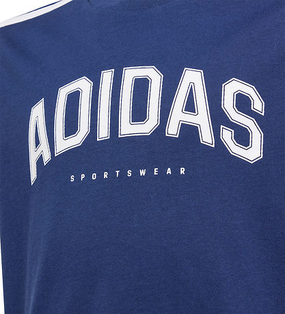 adidas Performance Stuttermabolur - J C COLLEGE - DKBLUE