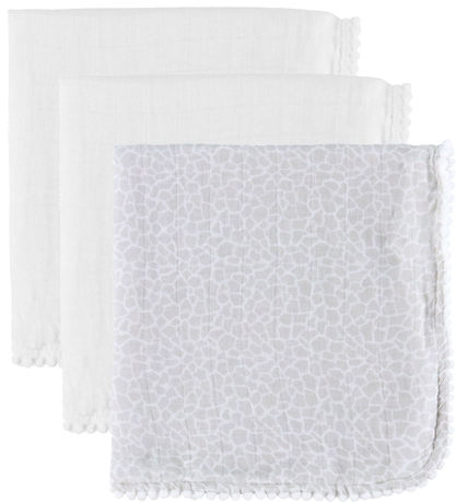 Jack o Juno Muslin Cloths - 40x40 cm - 3-Pack - Pom Pom Mini - P